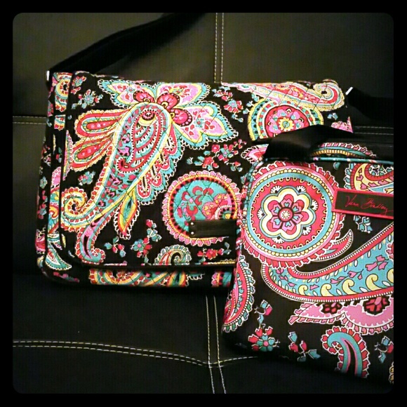 Vera Bradley messenger bag and lunch kit