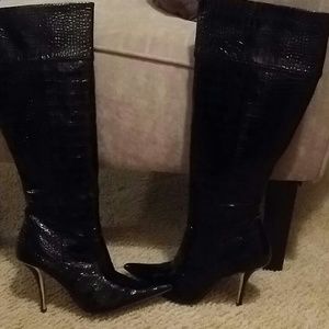 Black Heeled Boots