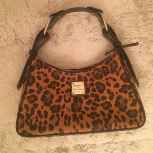 Dooney & Burke Cheetah Print Shoulder Bag