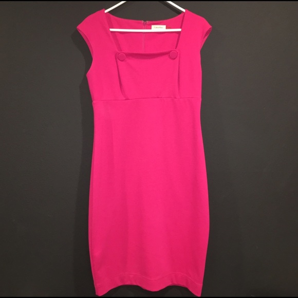 Flawless Bright Pink Calvin Klein Dress