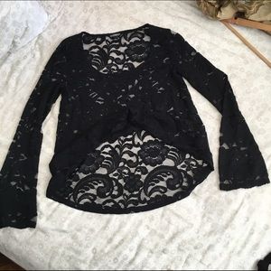 Express Bell Sleeve Lace Top