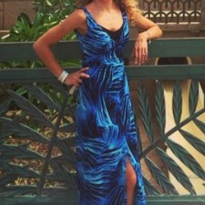 Cache blue maxi dress