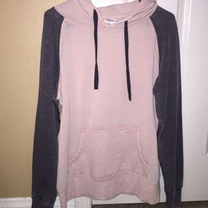 Pink and grey hoodie never worn !!!