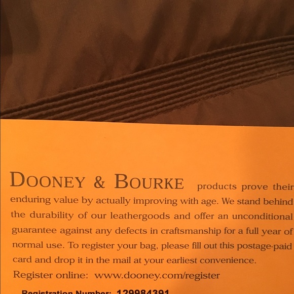 Dooney Burke authentic tote - Picture 3 of 4