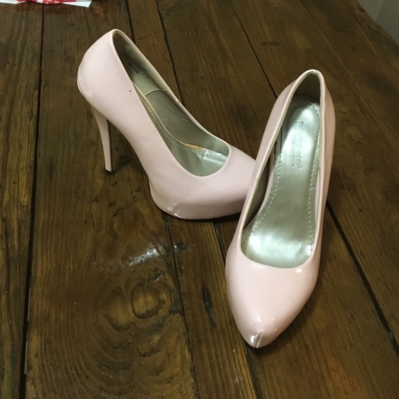 Blush pink heels