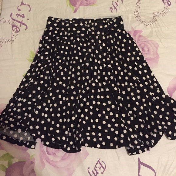 Vintage dot skirt 95%cotton