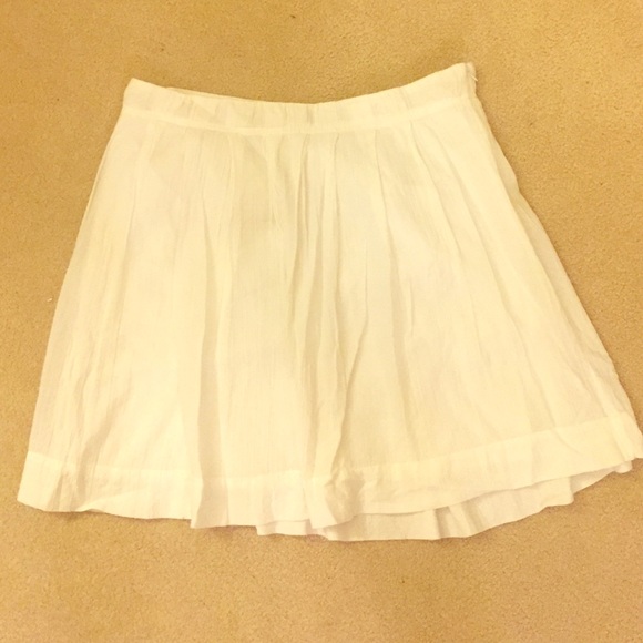 Loft white skirt