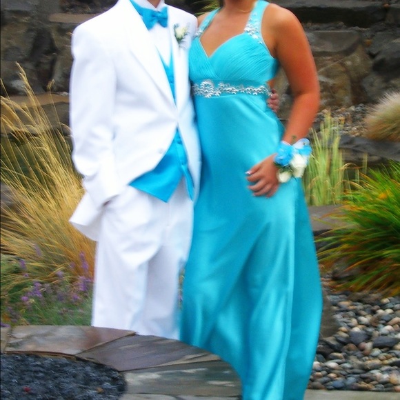 Aqua Formal Dress