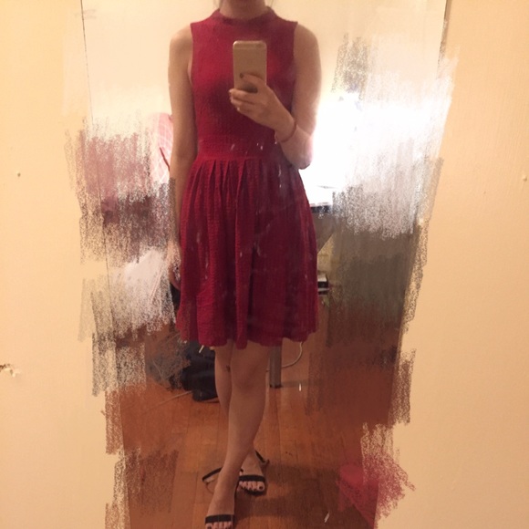 Classic vintage red dress