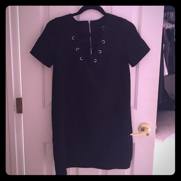 Black shift dress