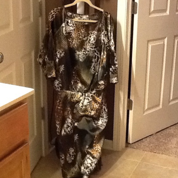 Leopard print dress