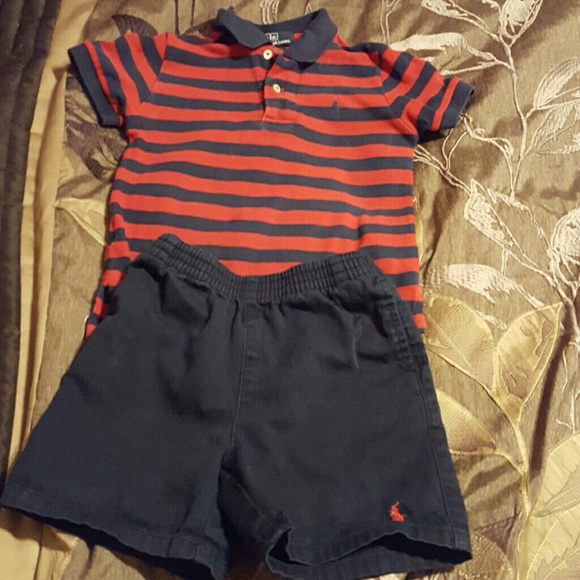 Ralph Lauren Polo Shirt and shorts