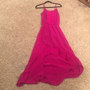 SUNDAY IN BROOKLYN HIGH- LOW MAXI DRESS