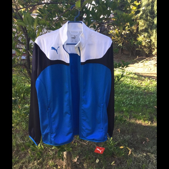 💝PUMA Esito 3 Tricot Jacket-Royal. Made 4 You 😘 - Picture 2 of 4