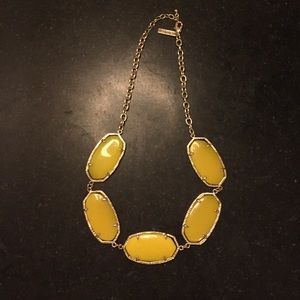 Yellow 5-stone Kendra Scott Necklace