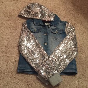 Denim justice jacket
