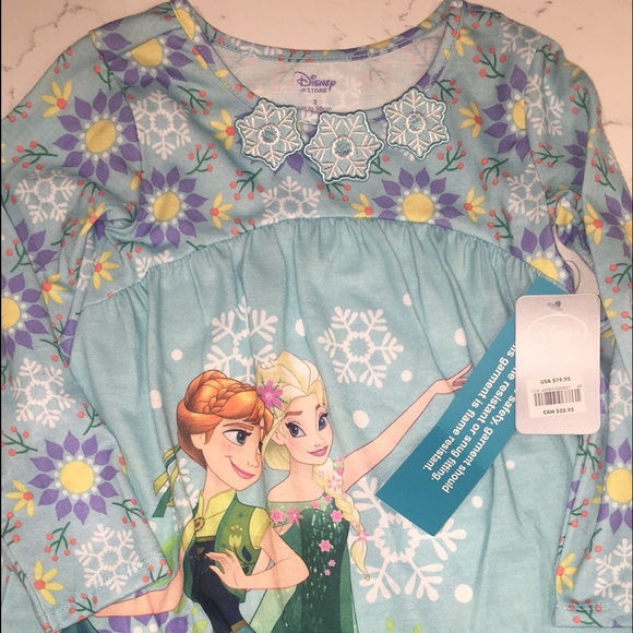 Disney Store Girls Frozen Nightgown!❄️💗