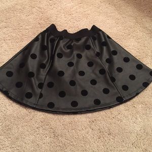 Justice skater mini skirt