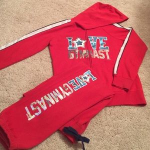 2 piece justice sweatsuit