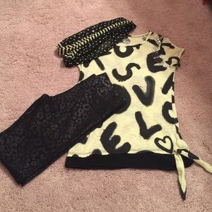 3 piece justice outfit