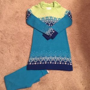 2 piece justice sweater and leggings