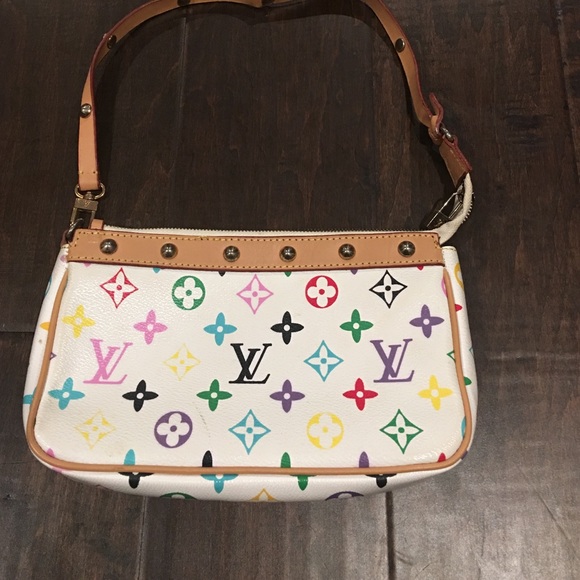 Fashion multi colored small purse inspired