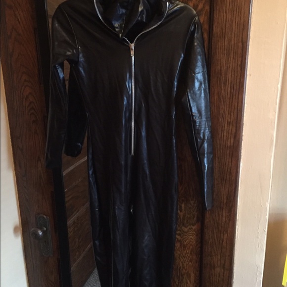Catwoman Halloween Black Bodysuit & Ears