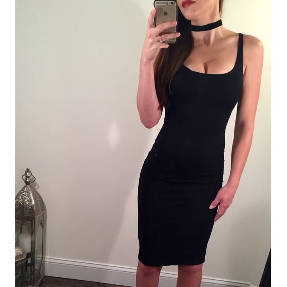 Black Tank Midi Dress