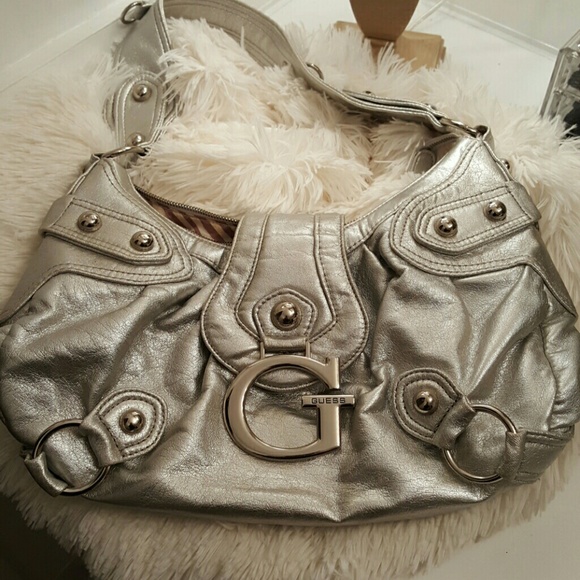 Guess Handbags - Guess Silver Bag