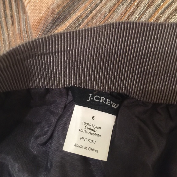 J.Crew flirty lacey layered skirt,gray,size 6, EUC - Picture 3 of 4
