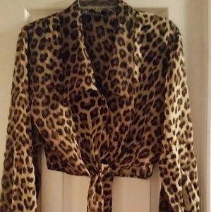 Leopard blouse