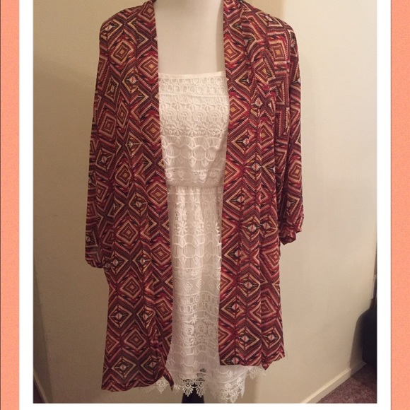 Forever 21 Tops - Forever 21 Aztec Pattern Kimono