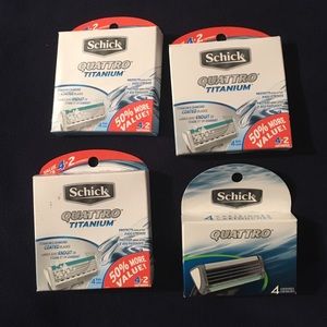 Schick Quatro Titanium blades