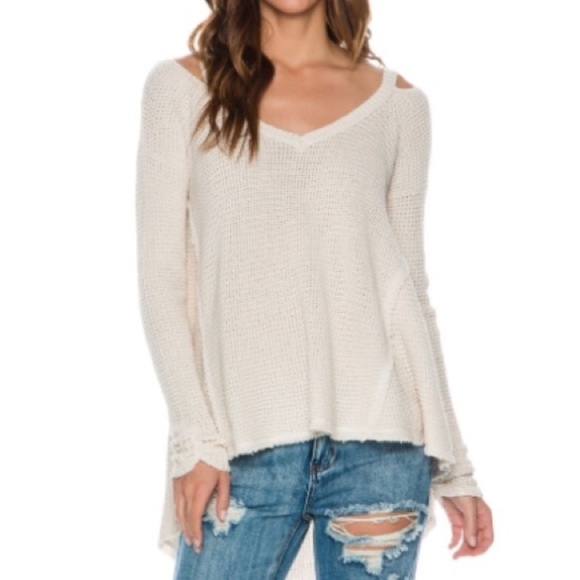 Free People Sweaters - Free People Moonshine Cold shoulder sweater