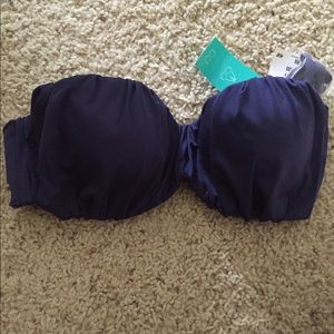 Navy blue H&M bikini top