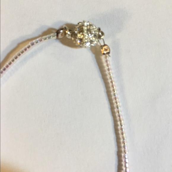 Pink Swarovski Crystal & Glass Seed Bead Bracelet - Picture 3 of 3