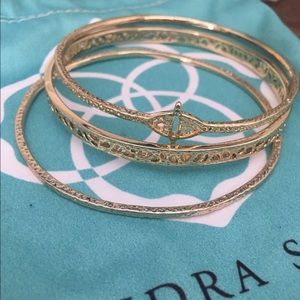 Kendra Scott Gold Bracelets