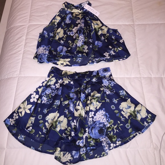 Two Piece Silk Romper
