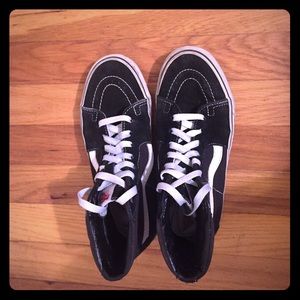 Vans Classic SK8 Hi Top Black Shoes