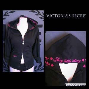 Victoria's Secret sexy little things black hoodie