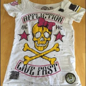 Affliction t shirt size small