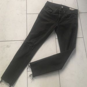 Rag & Bone Ripped Skinny Jeans