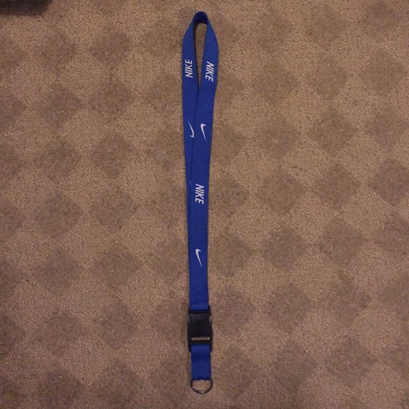 Blue Nike Lanyard