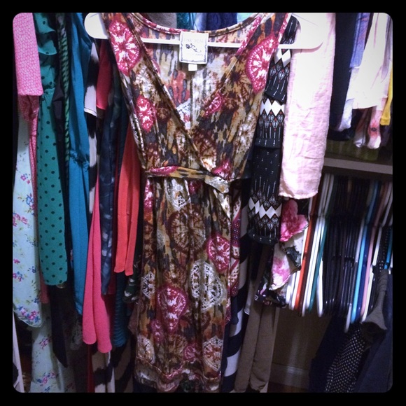 Pink rose dress