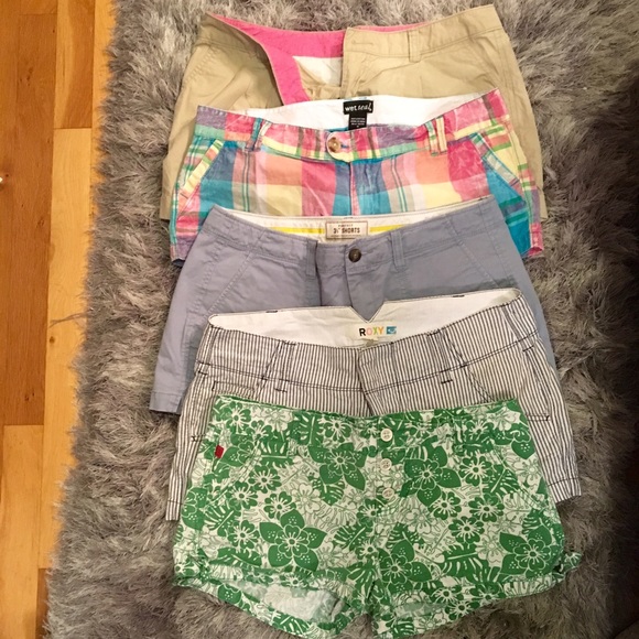 EUC Bundle 5pair of Summer Shorts Sz Large/(10-11)