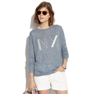 *MADEWELL LINEN NY INFIELD TEE