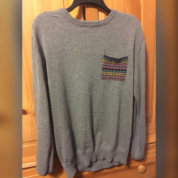 FOREVER21 MEN'S POCKET SWEATER.