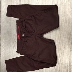 Lucky brand Maroon Charlie super skinny jeans