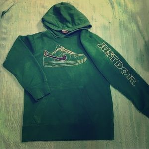 EUC Nike Hooded Sweatshirt Everest Green Sz Small
