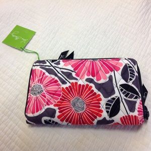 Vera Bradley Zip Around Wallet Cheery Blossoms Vera Bradley Zip Around Wallet Cheery Blossoms